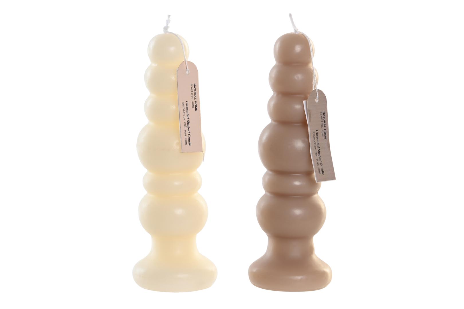 Dekodonia Vela cera 5x5x15 129 gr abstracto 2 surt