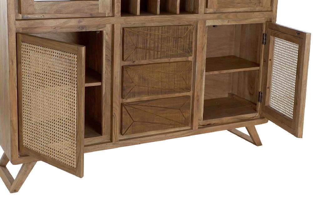 Dekodonia VITRINA BOTELLERO ACACIA