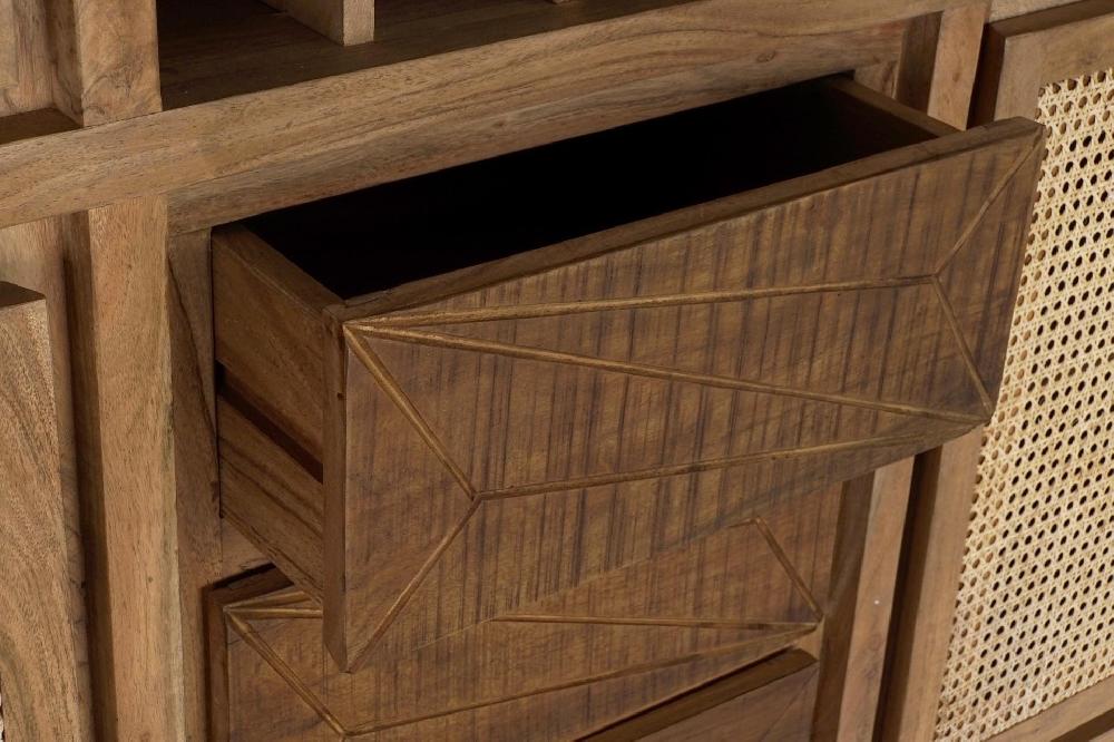 Dekodonia VITRINA BOTELLERO ACACIA