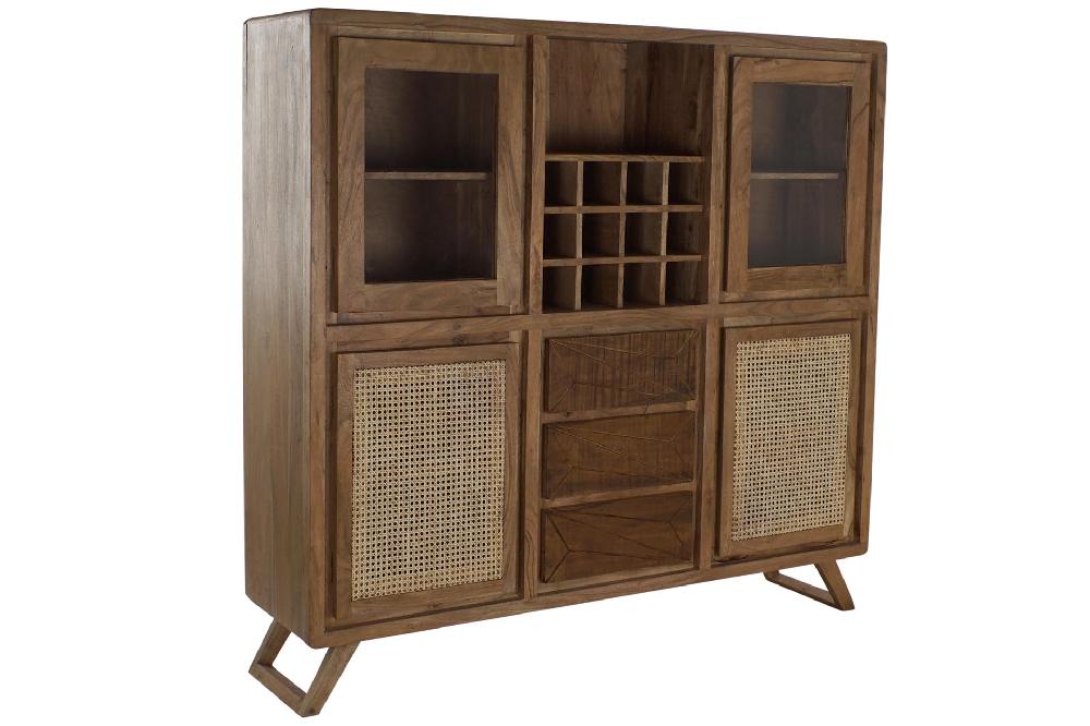 Dekodonia VITRINA BOTELLERO ACACIA