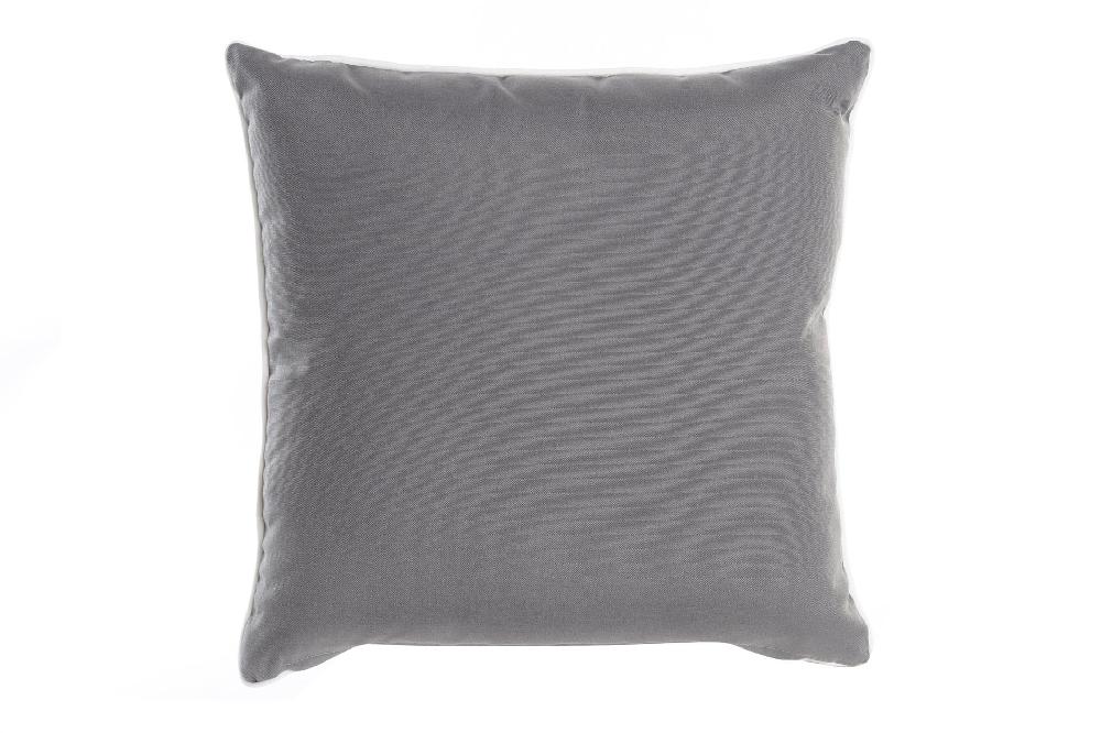 Dekodonia Dos cojines poliester 40x10x40 0 500 gr k gris