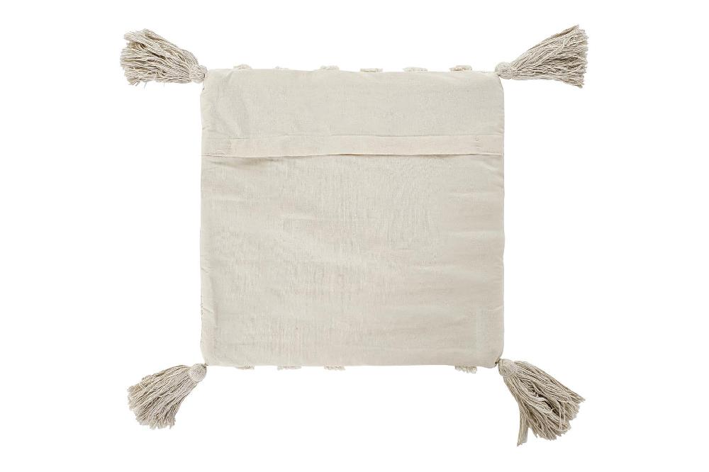 Dekodonia Dos Fundas Cojin Algodon 45x3x45 Flecos Beige