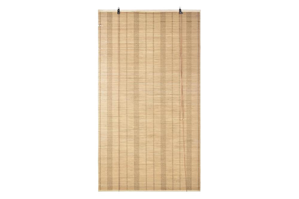 Dekodonia ESTOR BAMBÚ ENROLLABLE MARRÓN CLARO 120CM