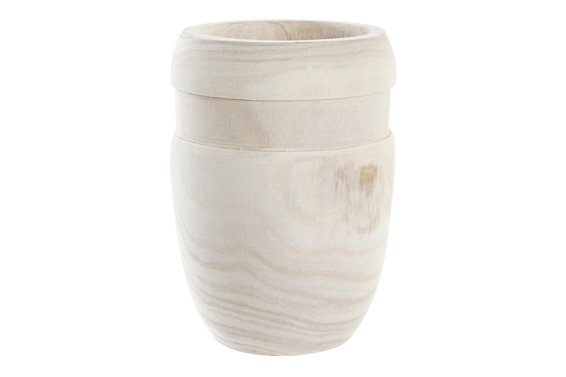 Dekodonia Macetero paulownia 15x15x20 natural marron