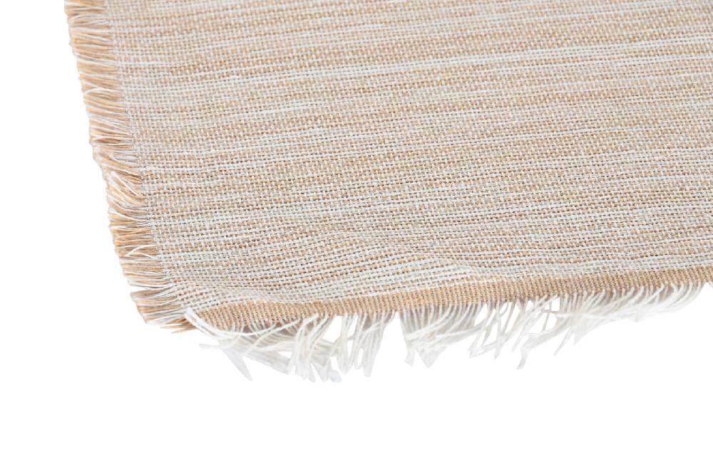 Dekodonia PACK SEIS MANTELES INDIVIDUALES RECICLADO BEIGE
