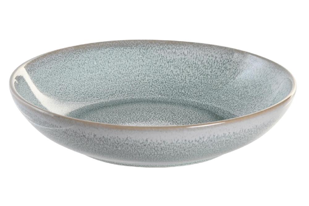 Dekodonia PACK SEIS PLATOS GRES ESMALTADO AZUL GRANDES