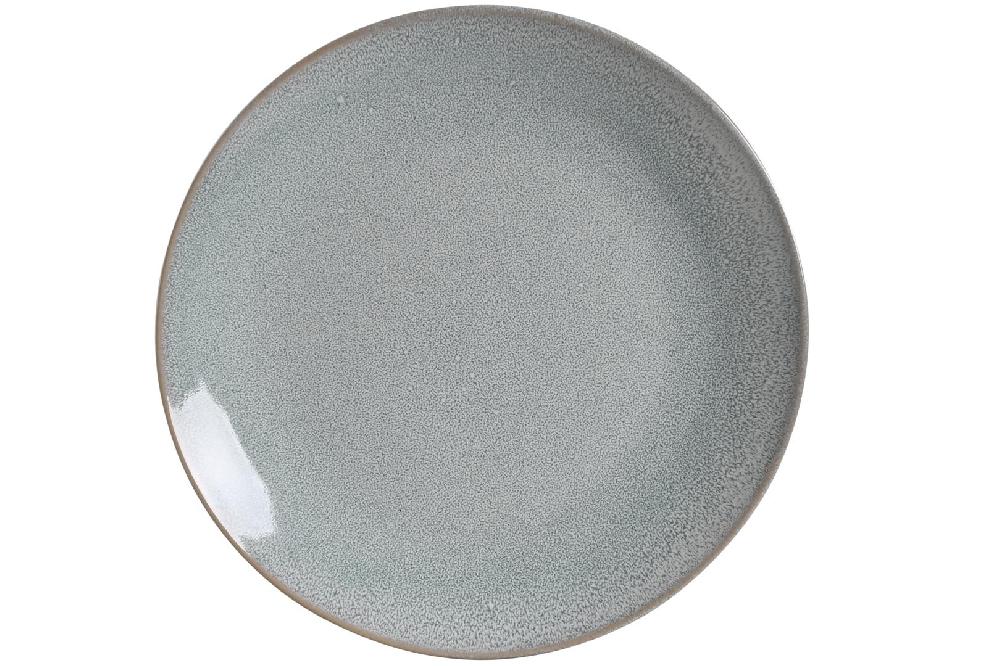 Dekodonia PACK SEIS PLATOS GRES ESMALTADO AZUL PEQUEÑOS