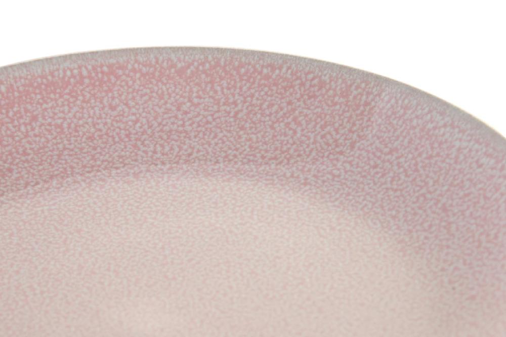 Dekodonia PACK SEIS PLATOS LLANOS PEQUEÑOS GRES ROSAS