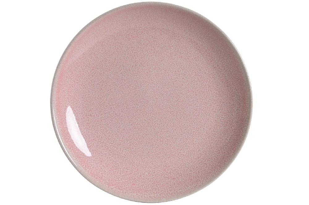 Dekodonia PACK SEIS PLATOS LLANOS PEQUEÑOS GRES ROSAS