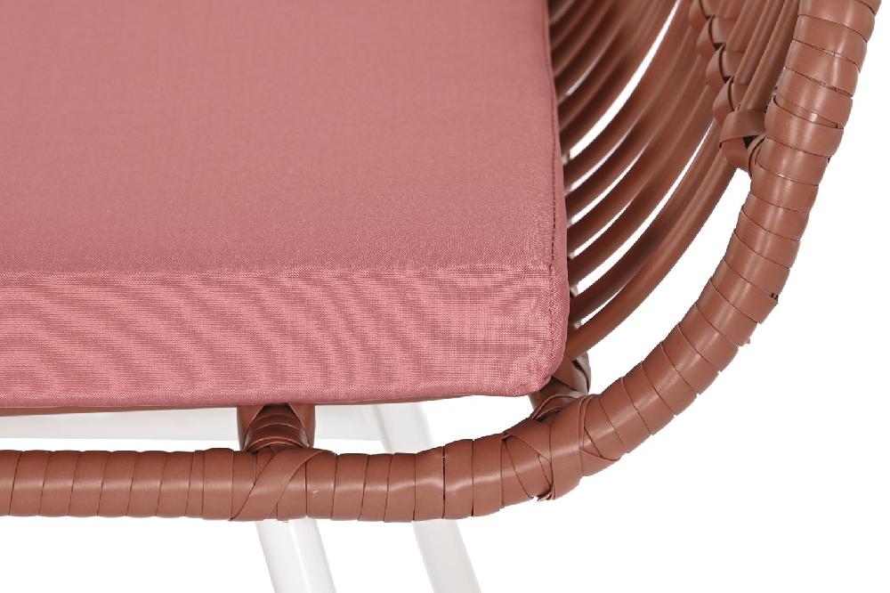 Dekodonia Set Jardín Ratán Sintético Setes Terracota