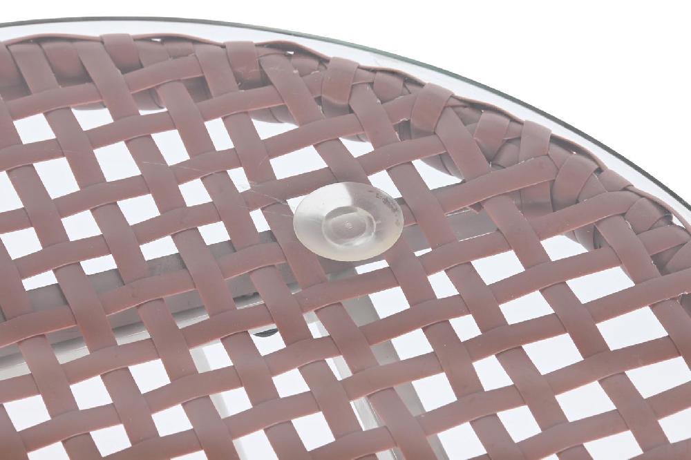 Dekodonia Set Pequeño Jardín Ratán Sintético Setes Terracota