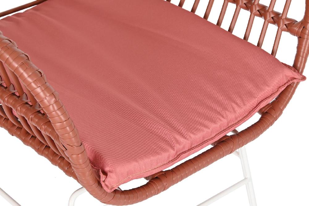 Dekodonia Set Pequeño Jardín Ratán Sintético Setes Terracota