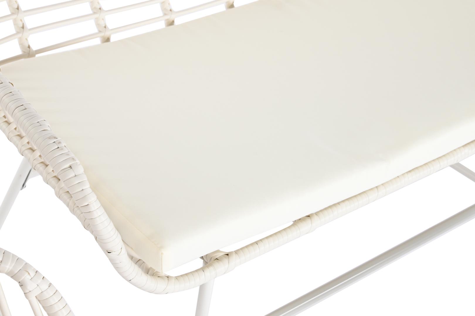 Dekodonia SET SOFÁ Y MESA RATÁN SINTÉTICO CON COJINES