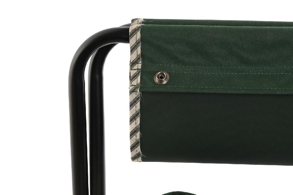 Dekodonia SET UTENSILIOS JARDINERÍA CON TABURETE ESTAMPADO