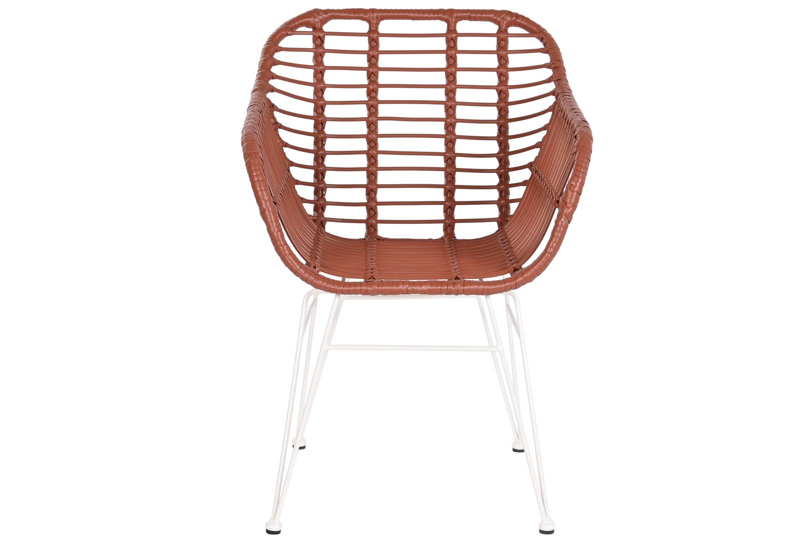 Dekodonia Silla Jardín Ratán Sintético Setes Terracota