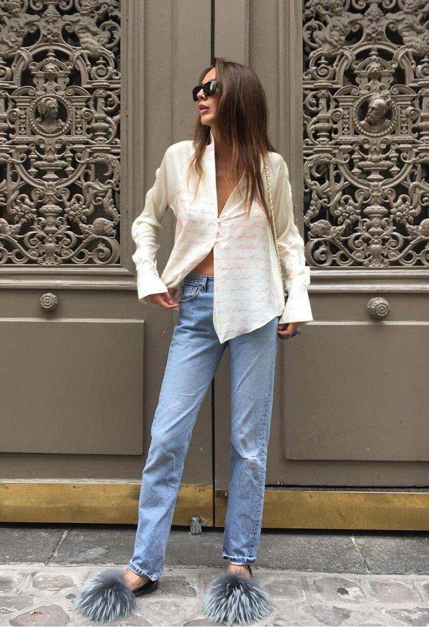 Del Rio London Classic Finn Raccoon Flats Grey - Suede Slingback