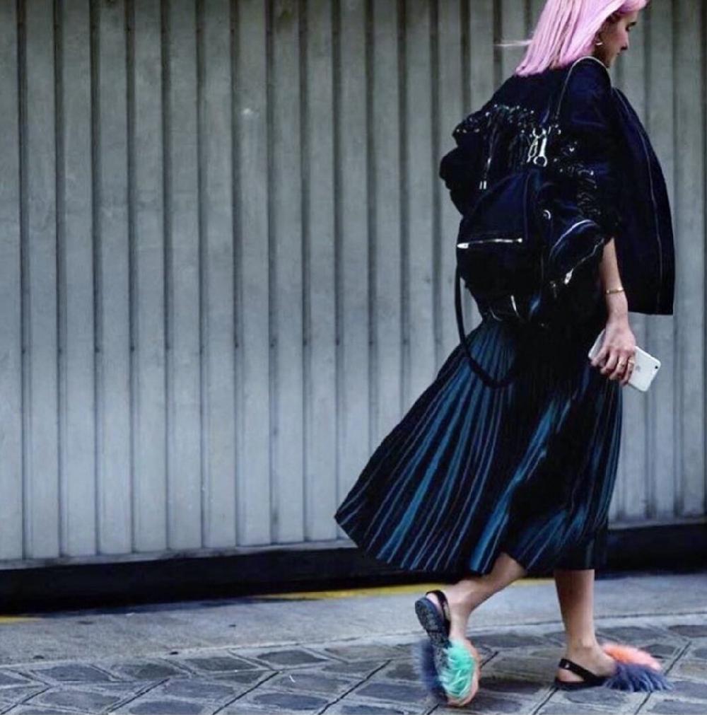 Del rio london Classic Finn raccoon flats taupe/peach/sage - python slingback