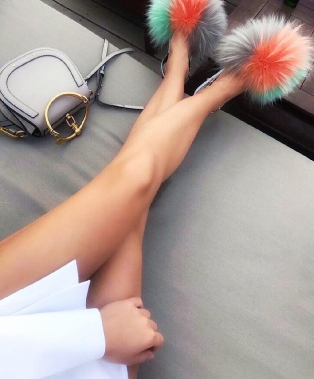 Del rio london Classic Finn raccoon flats taupe/peach/sage - python slingback