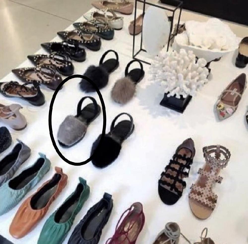 Del Rio London Classic Mink Flats Taupe - Suede Slingback