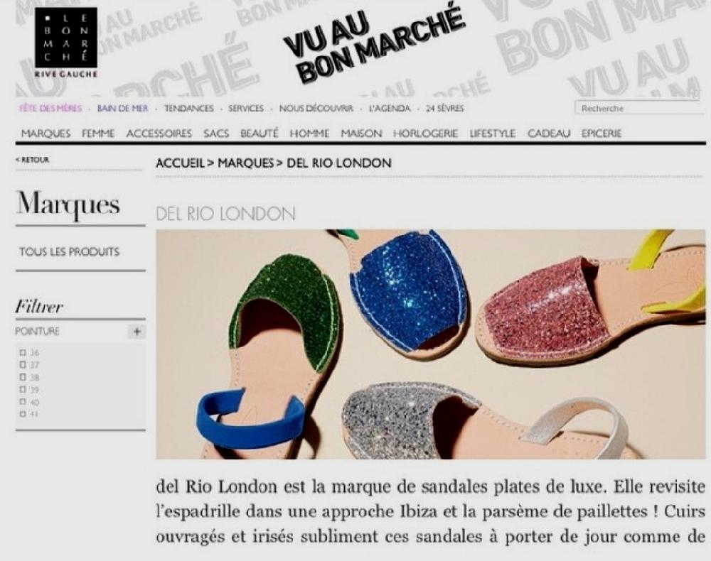 Del Rio London Classic Ibiza Flats Parrot Green