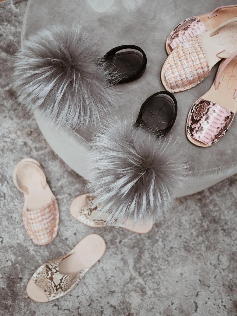 Del Rio London Classic Python Flats Rose