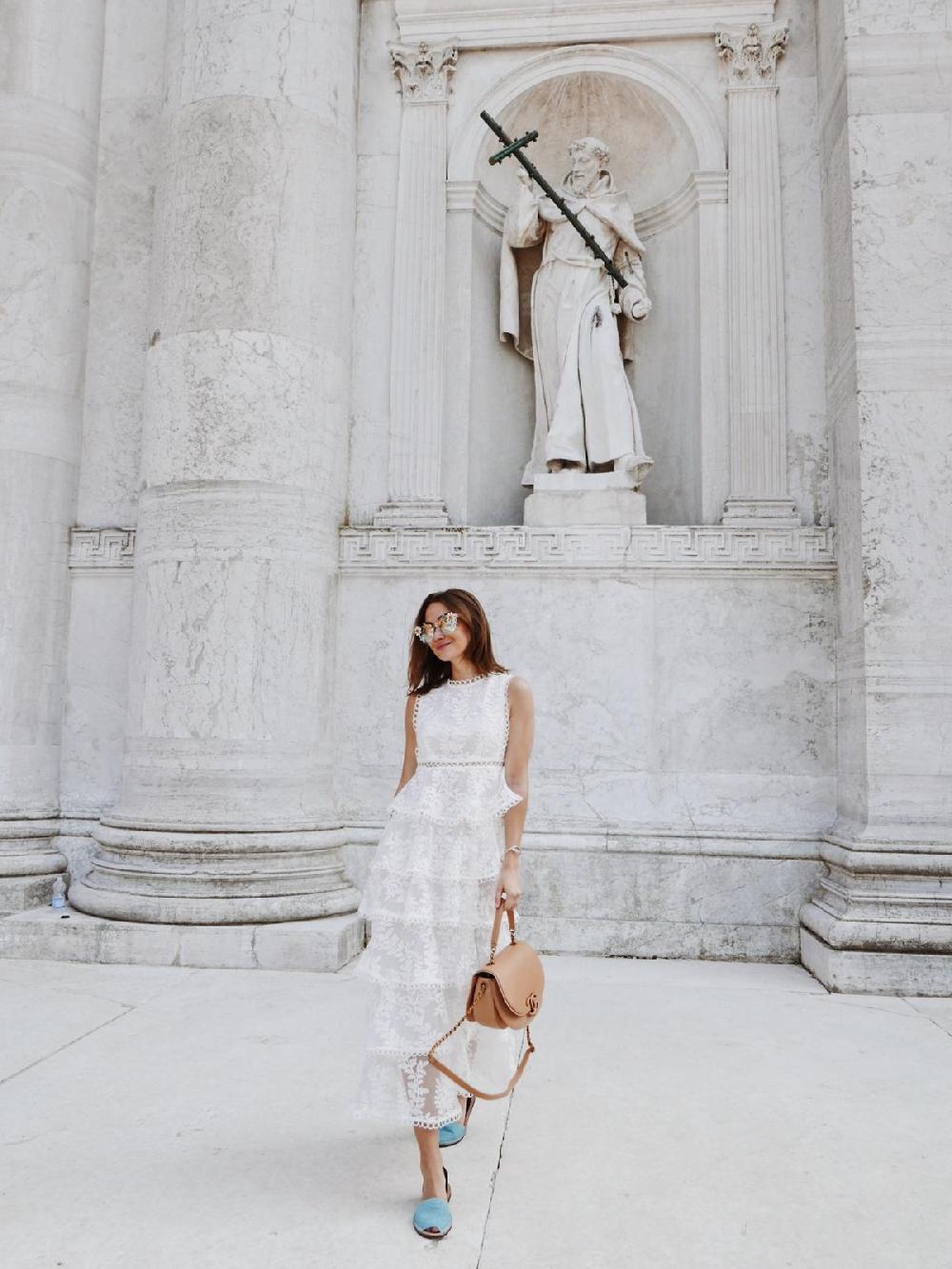 Del Rio London Classic Snake Embossed Flats Azure