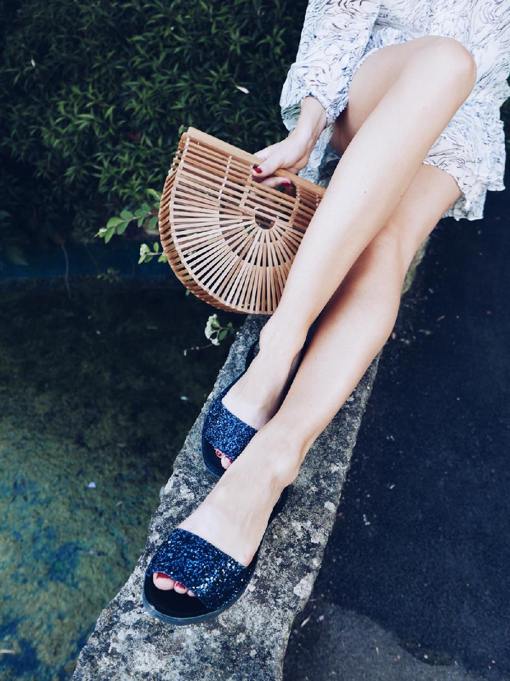 Del Rio London Ibiza Sandals Midnight Blue