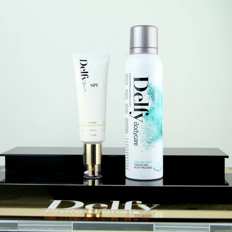 Delfy PACK SPF50+ + Moisturizing Cooling Arnica