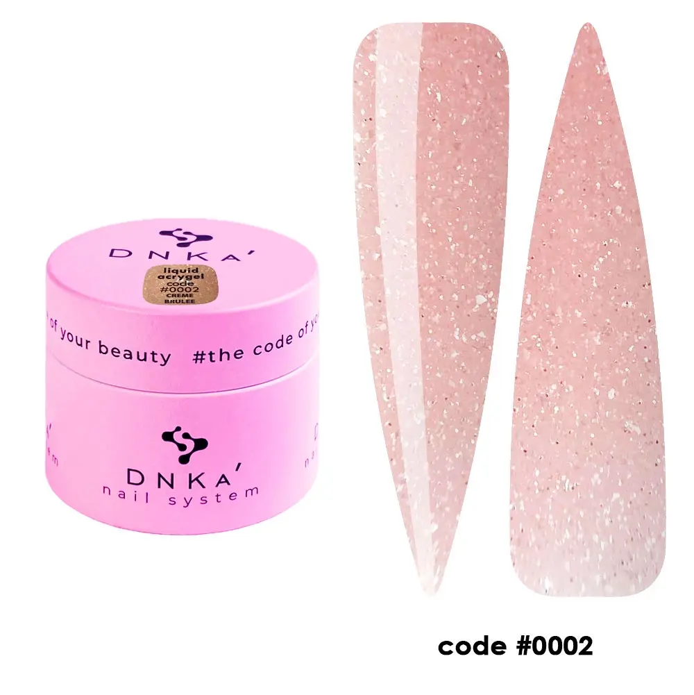 Dessata Liquid AcryGel DNKa’ 15 ml #0002 (jar) Creme Brulee