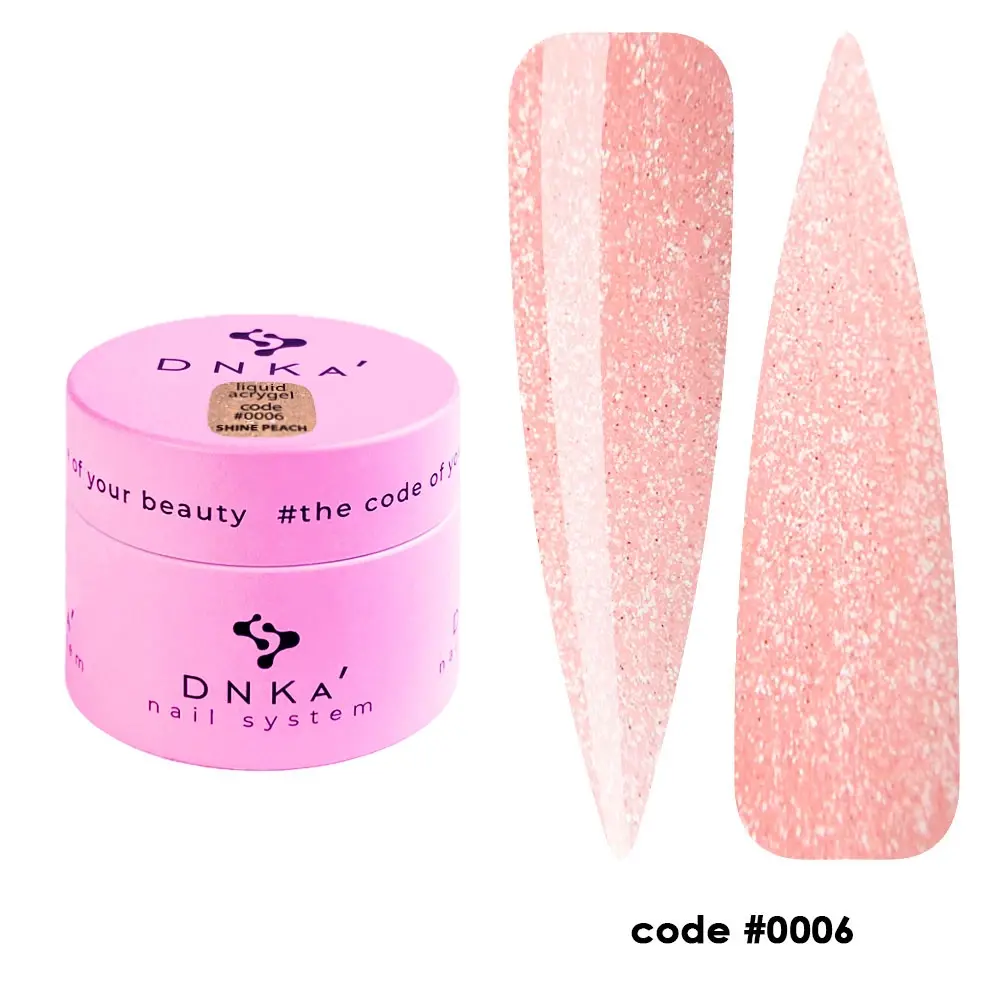 Dessata Liquid AcryGel DNKa’ 15 ml #0006 (jar) Shine Peach
