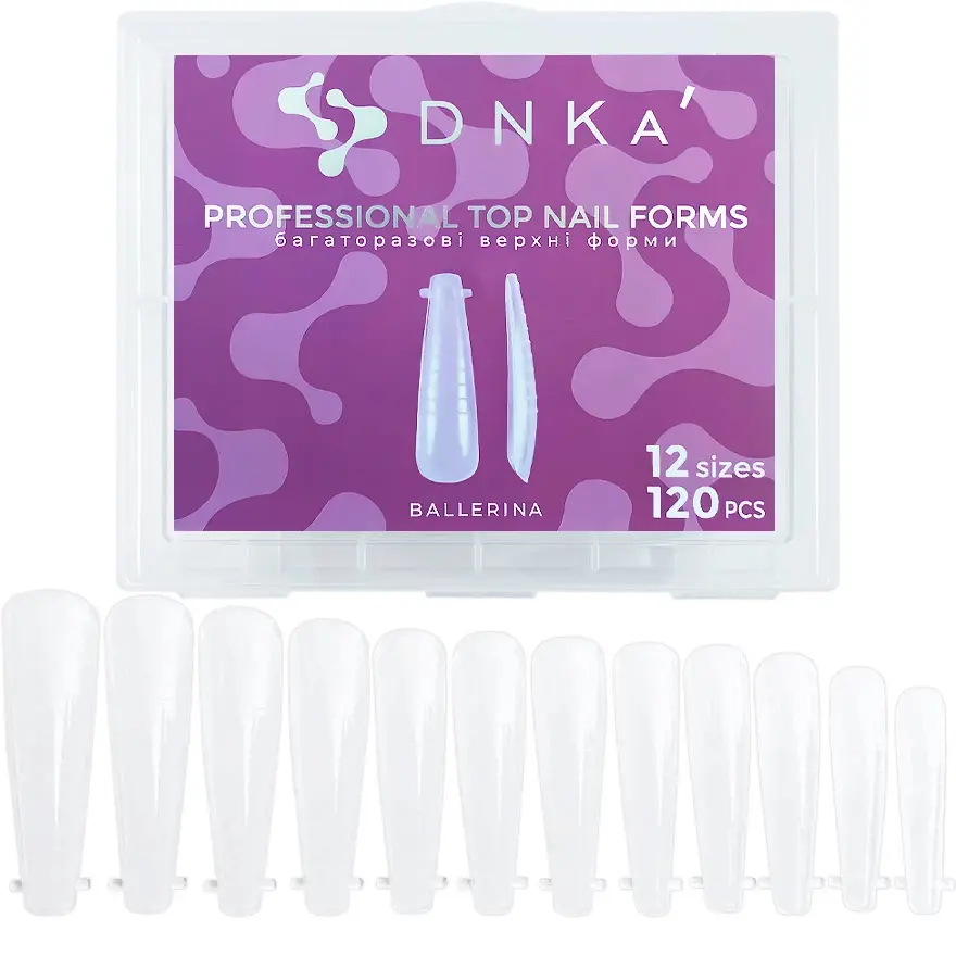 Dessata Professional Top Nail Forms DNKa’ Ballerina 120 pcs
