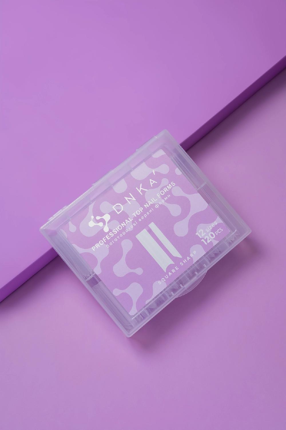 Dessata Professional Top Nail Forms DNKa’ Square Sharp 120 Pcs