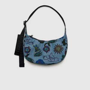 Dlirioshop Bolso Media Luna Azul Tattos