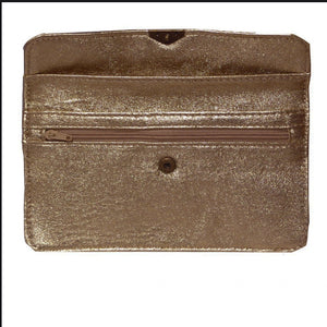 Dlirioshop Cartera De Piel Bronce