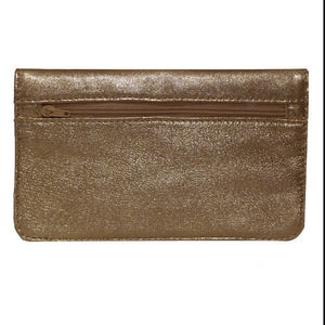 Dlirioshop Cartera De Piel Bronce