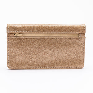 Dlirioshop Cartera De Piel Cava Purpurina