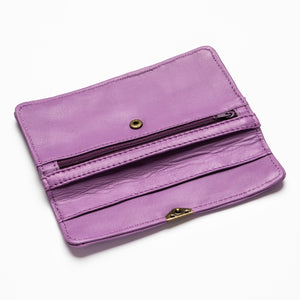 Dlirioshop Cartera De Piel Fucsia