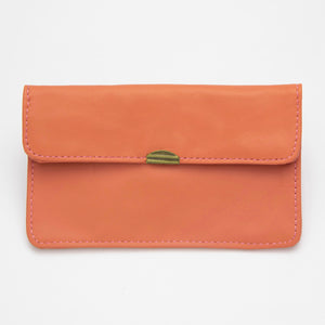 Dlirioshop Cartera de Piel Naranja