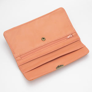Dlirioshop Cartera De Piel Salmón