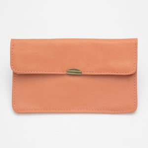 Dlirioshop Cartera de Piel Salmón