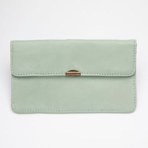 Dlirioshop Cartera de Piel Verde Chicle