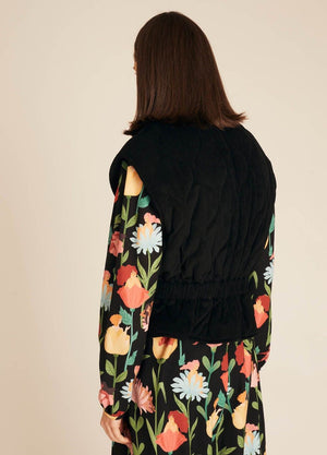 Dlirioshop Chaleco Acolchado Negro