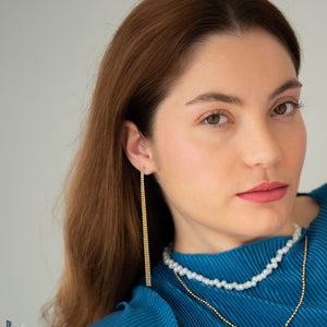 Dlirioshop Collar Bolas Cava Blanco