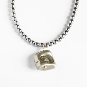 Dlirioshop Collar Bolas Grey