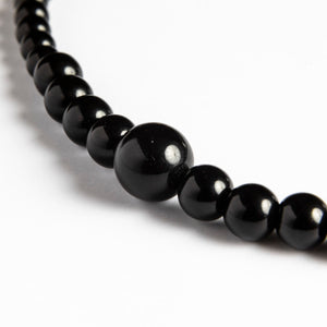 Dlirioshop Collar Bolas Negro Onix