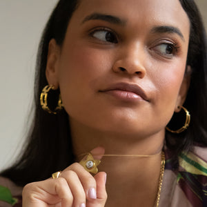 Dlirioshop Collar Flor Blanca