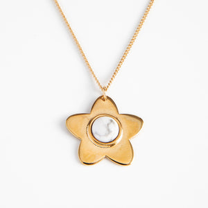 Dlirioshop Collar Flor Blanca