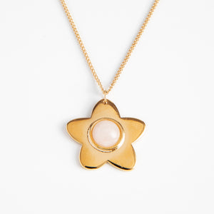 Dlirioshop Collar Flor Rosa