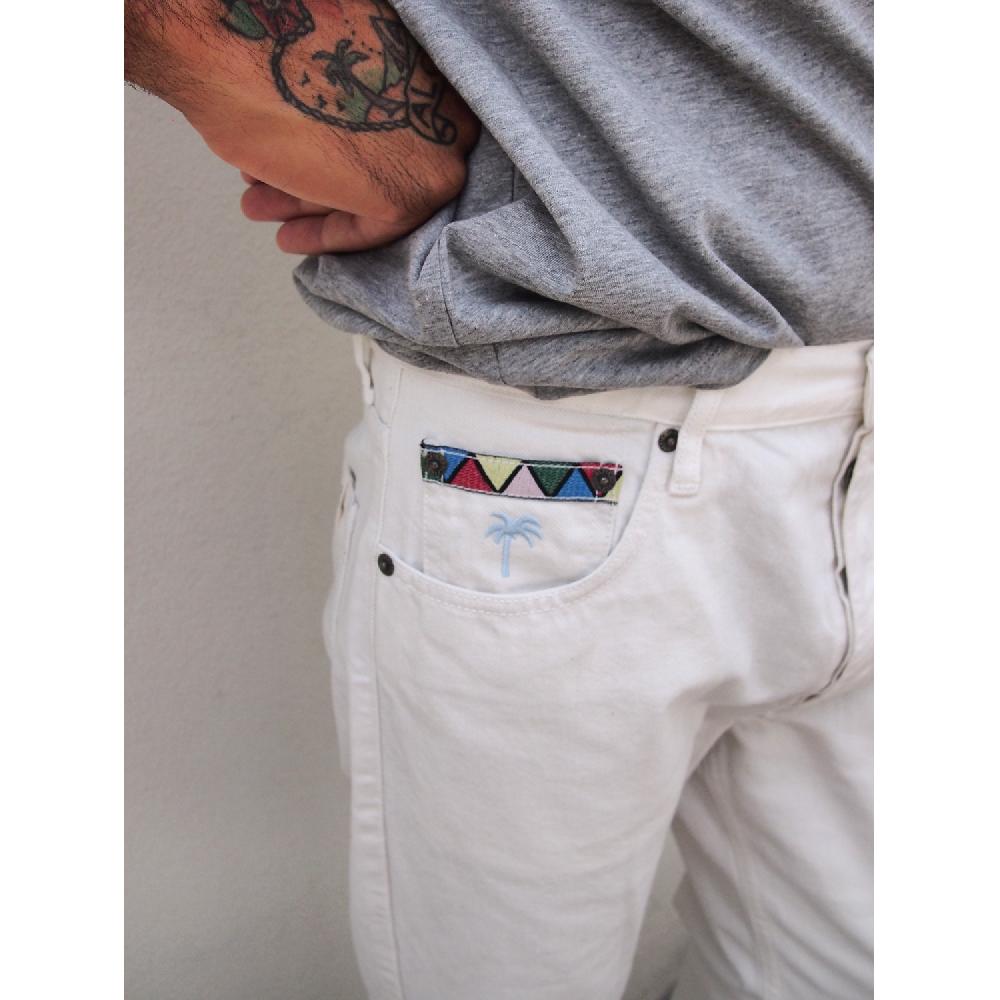 Dolfie JEANS MAN JARED - WHITE RETRO