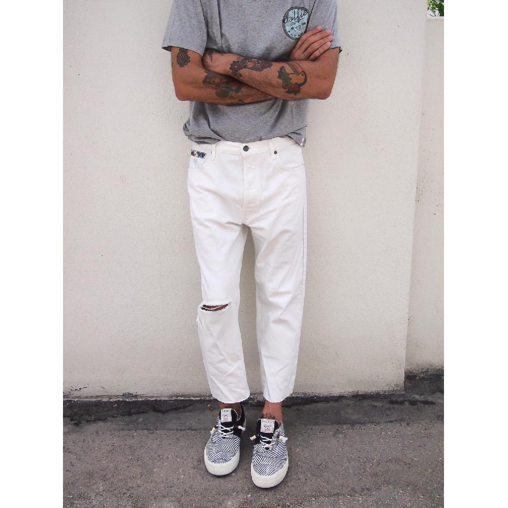 Dolfie JEANS MAN JARED - WHITE RETRO